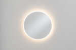 Rund LED-spegel med touch-knapp och 3000 k funktionell belysning