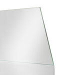 Ramlös dekorativ spegel med unik form