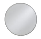 Rund LED-spegel med touch-knapp