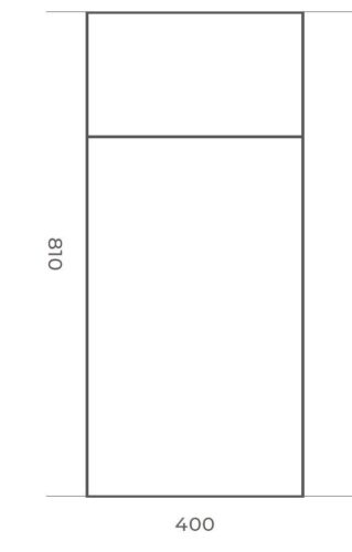 tännforsen 810x400 mm