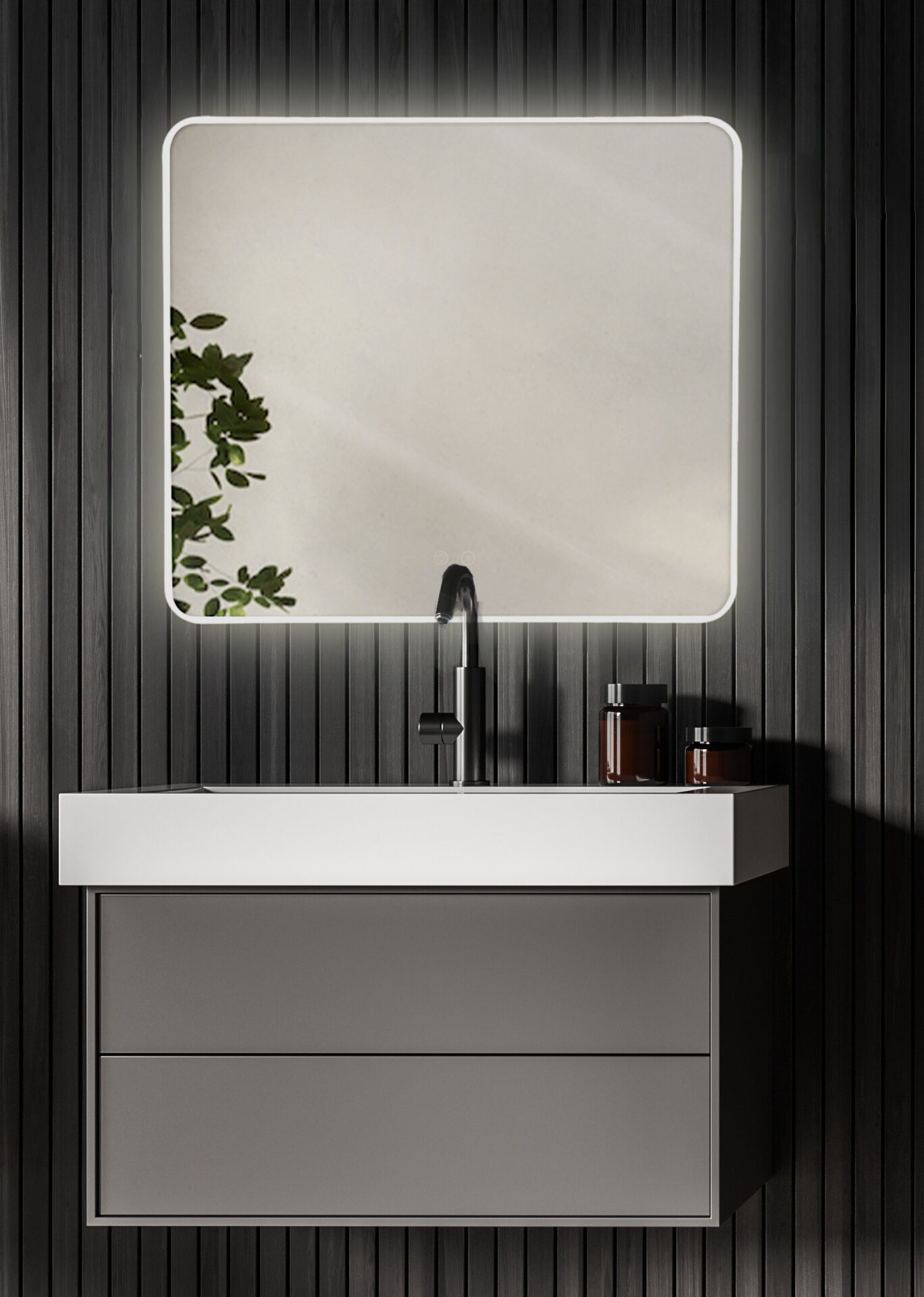 NOAH, LED upplyst spegel, Badrumsspegel, Badrumsspegel med LED-belysning, Badrumsspegel rektangulär med LED-belysning, mattvit NOAH, LED upplyst spegel, Badrumsspegel, Badrumsspegel med LED-belysning, Badrumsspegel rektangulär med LED-belysning, mattvit