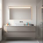 LUCA, LED upplyst spegel, Badrumsspegel, Badrumsspegel med LED-belysning, Badrumsspegel rektangulär med LED-belysning